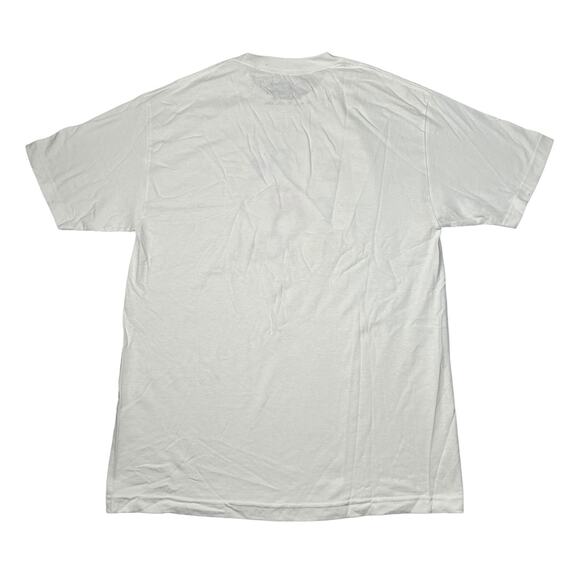 SuperrRadical Finger Paint Crayon Graphic Tee T-Shirt White Adult Large - Picture 2 of 4